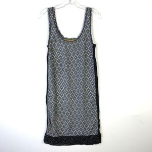 Choukrane Slip Shift Dress Geometric #1907